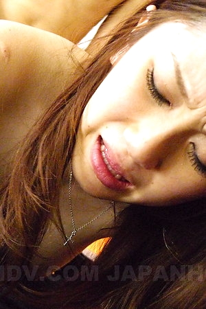 Sweet Yui Takashiro gets multiple cum pots